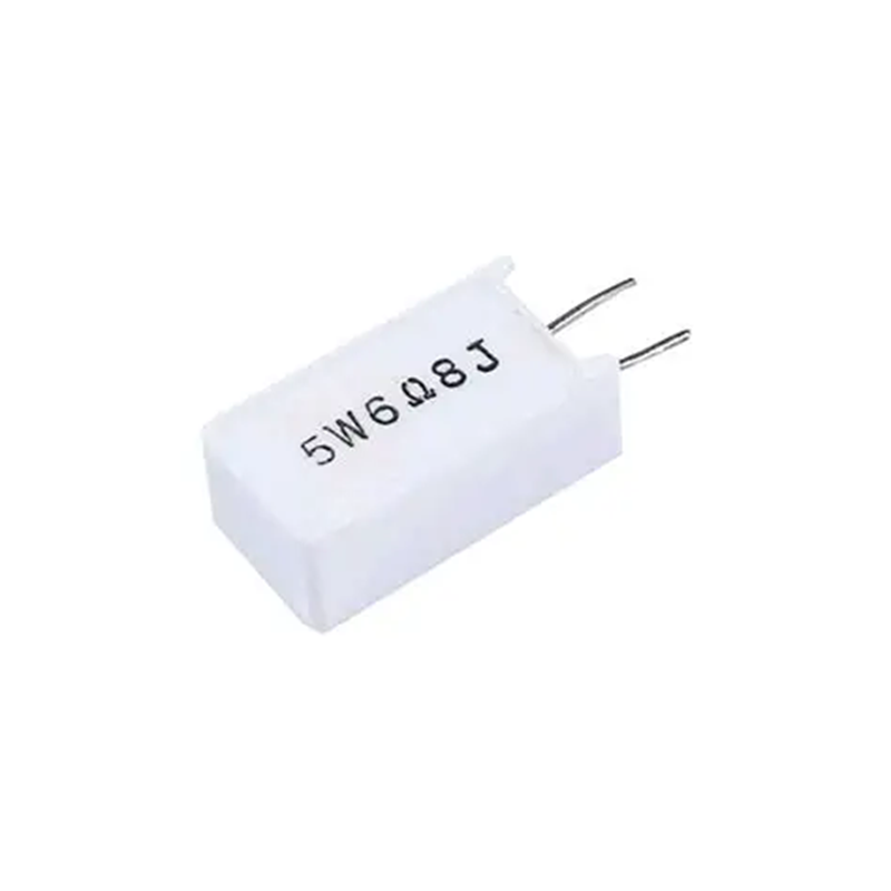 Radial Ceramic Housed Cement Resistor Assemblies 5W 10R With Fusible Alloy Type Thermal Fuse Provide Overheat Protect Function